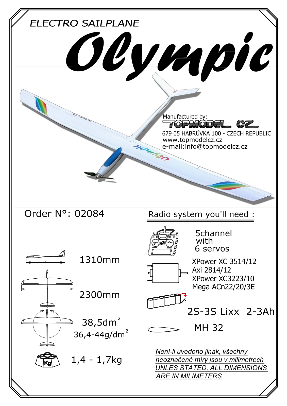 Topmodel CZ olympic Instruction Manual