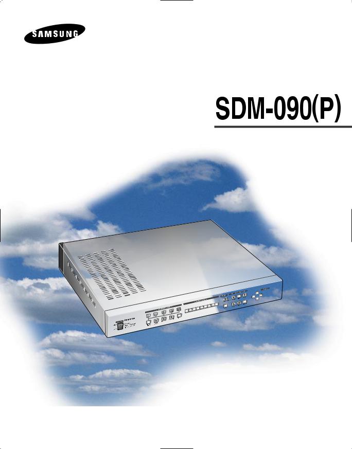 Samsung SDM-090MP, SDM-090P User Manual