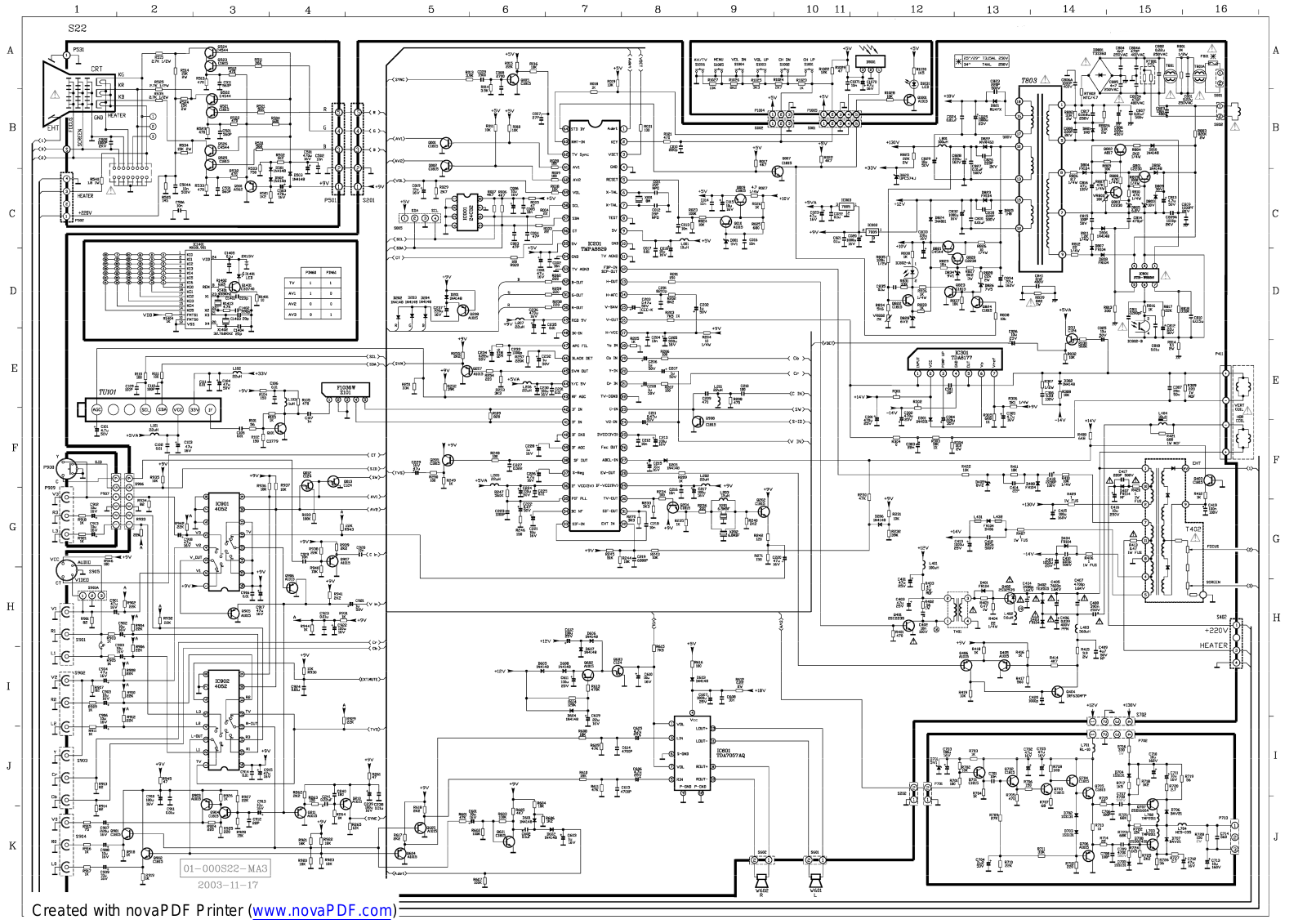 BEKO S22 Schematic