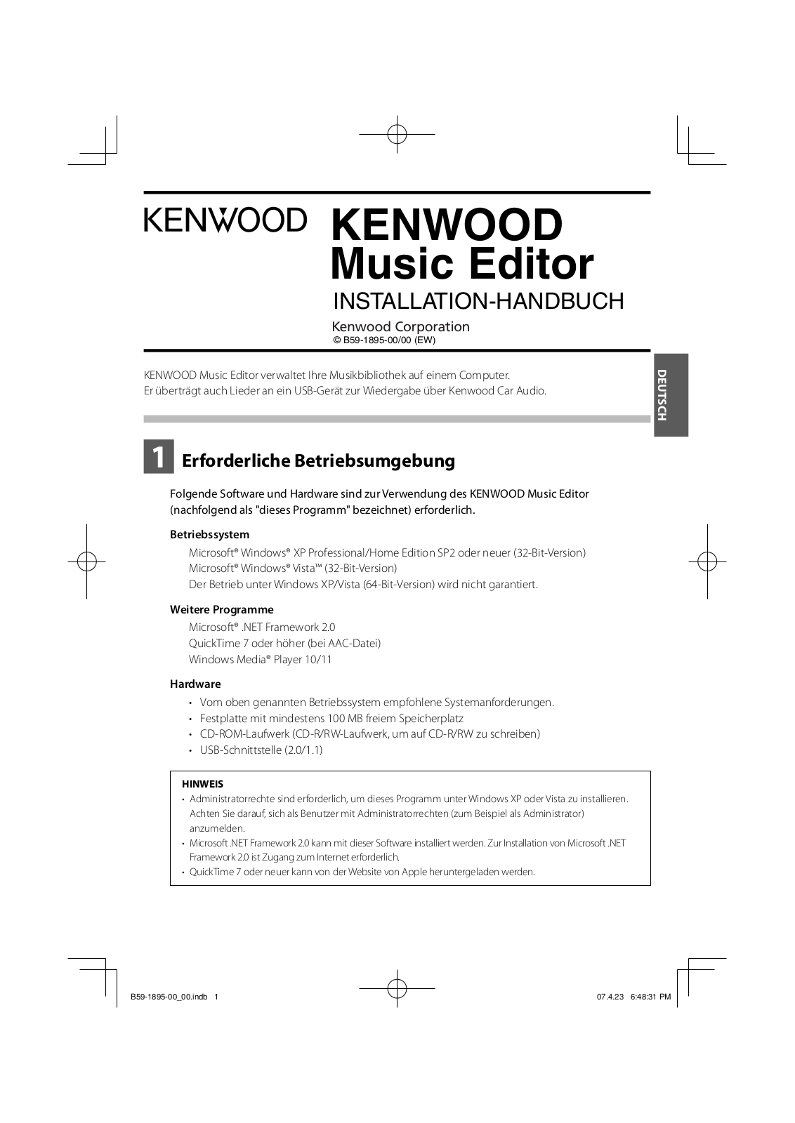 Kenwood KDC-X891, KDC-X8006U User Manual