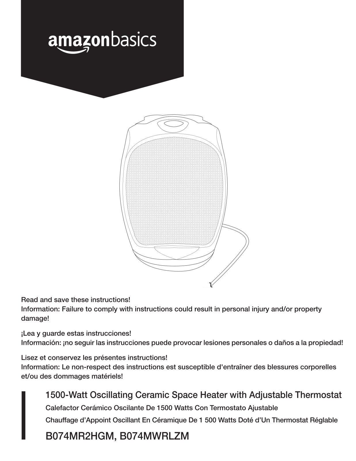 Amazon B074MWRLZM, B074MR2HGM User Manual