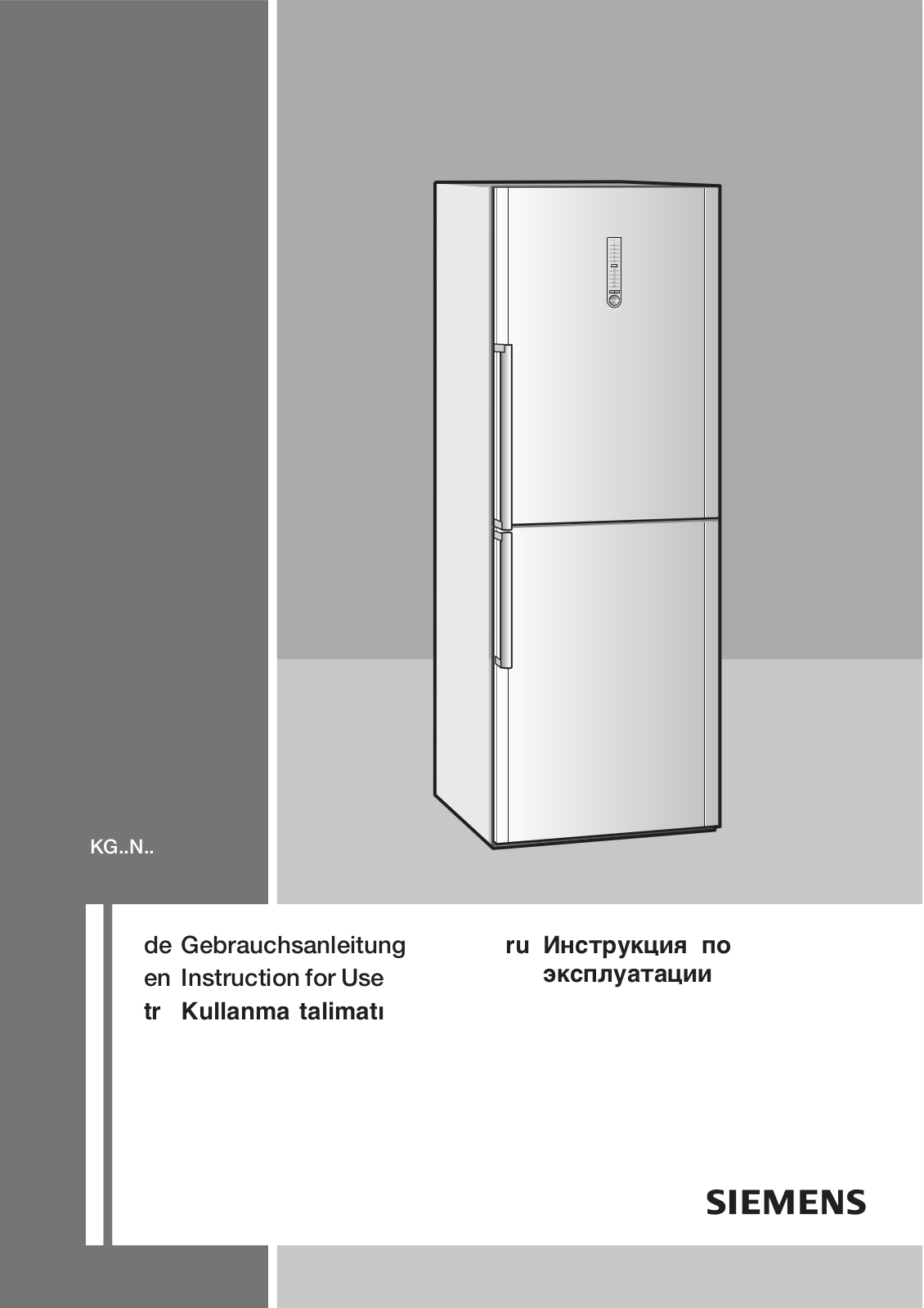 Siemens KG56NA72NE User Manual