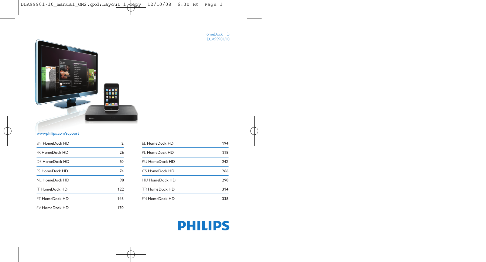 Philips DLA9990 1/10 User Manual