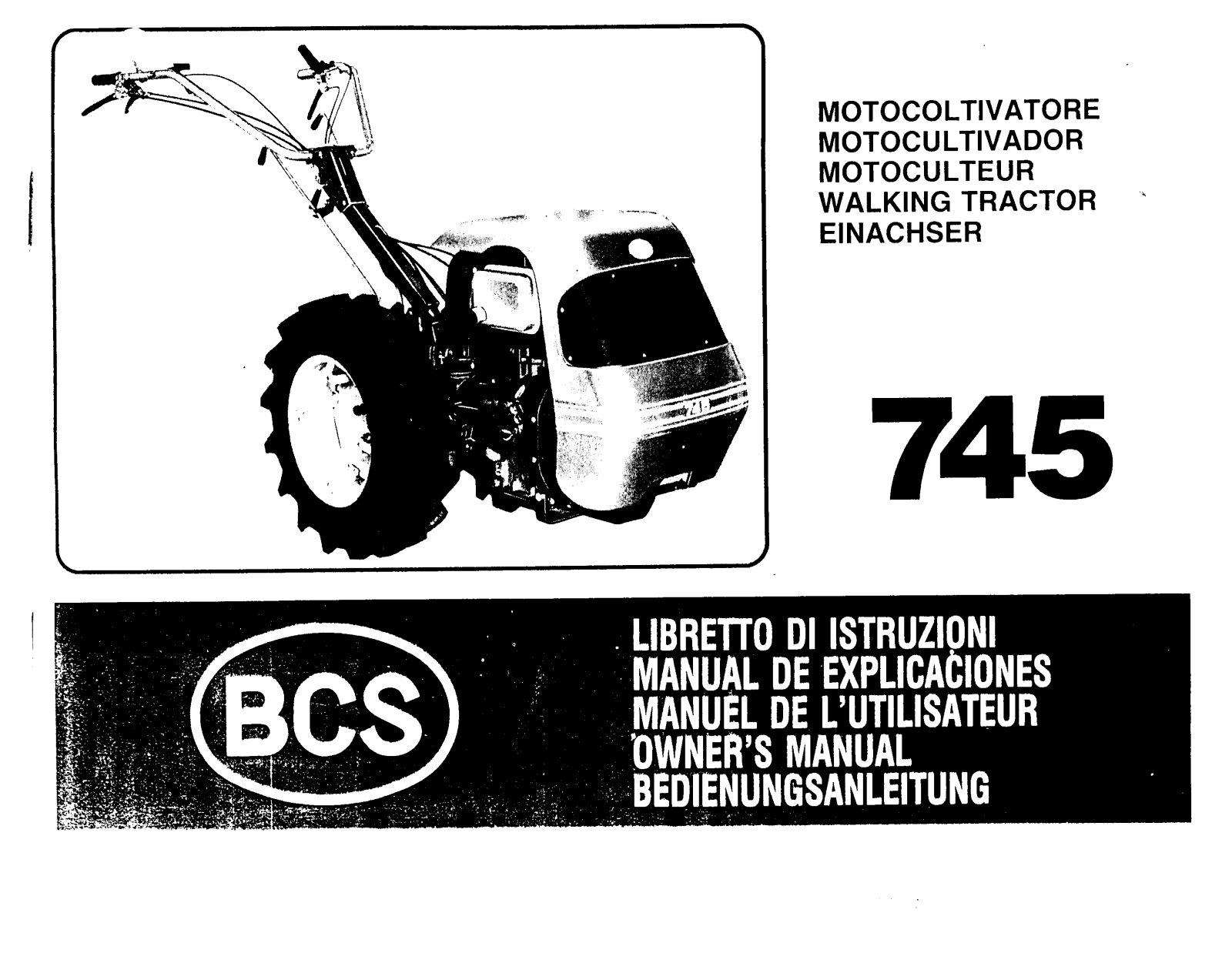 Bcs 745 User Manual