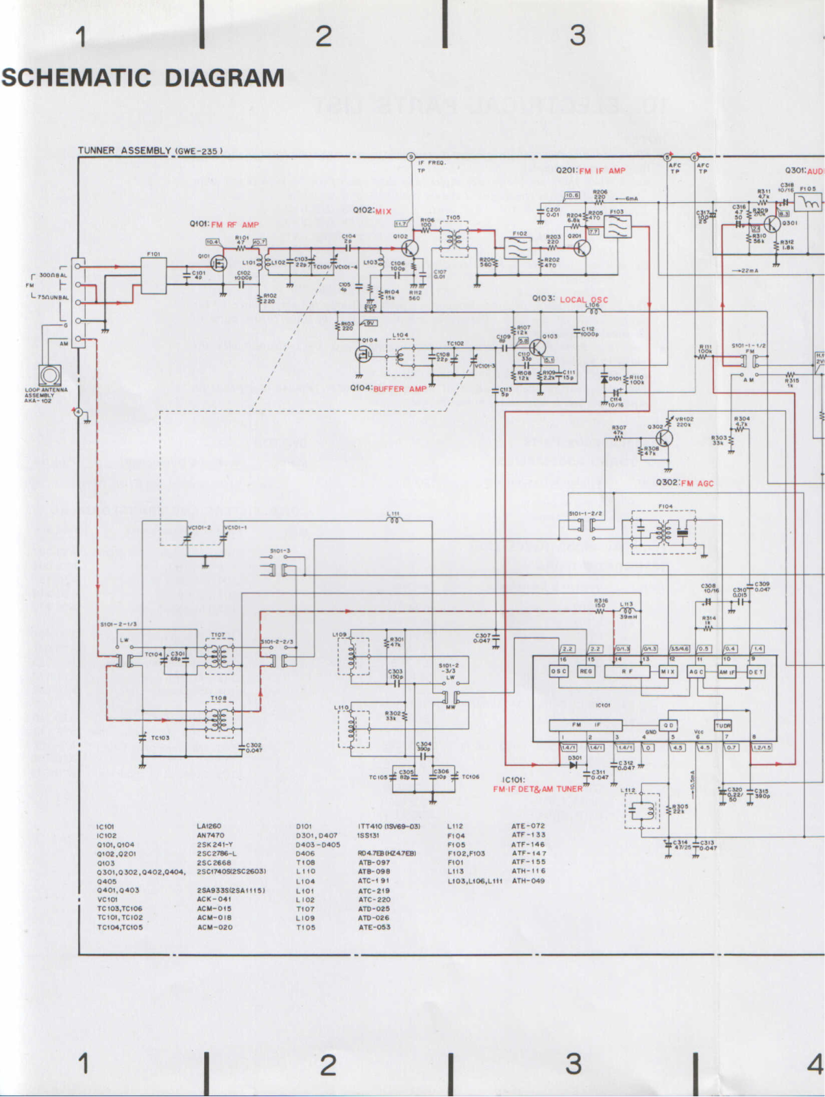 Pioneer FX-10-Z Schematic