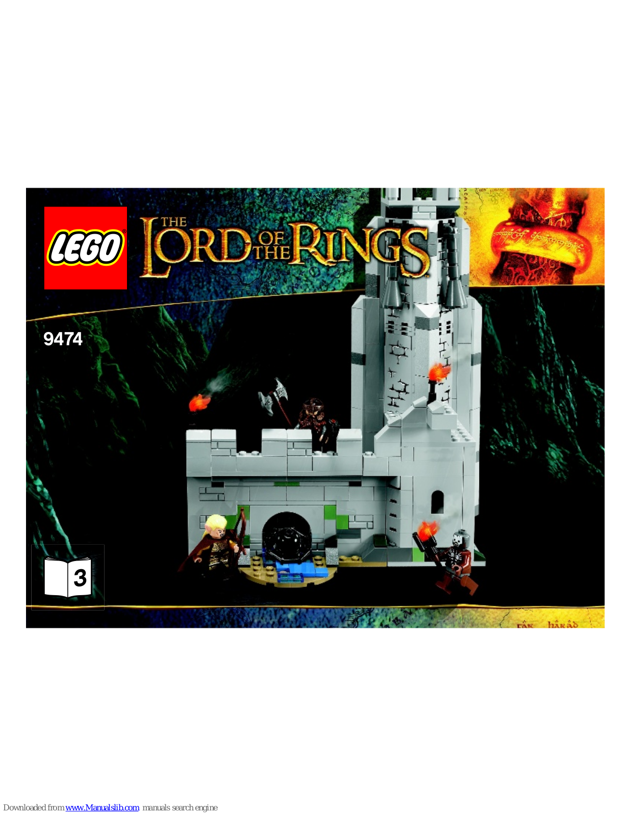 LEGO LORD OF THE RINGS 9474, LORD OF THE RINGS 9473 Building Instructions