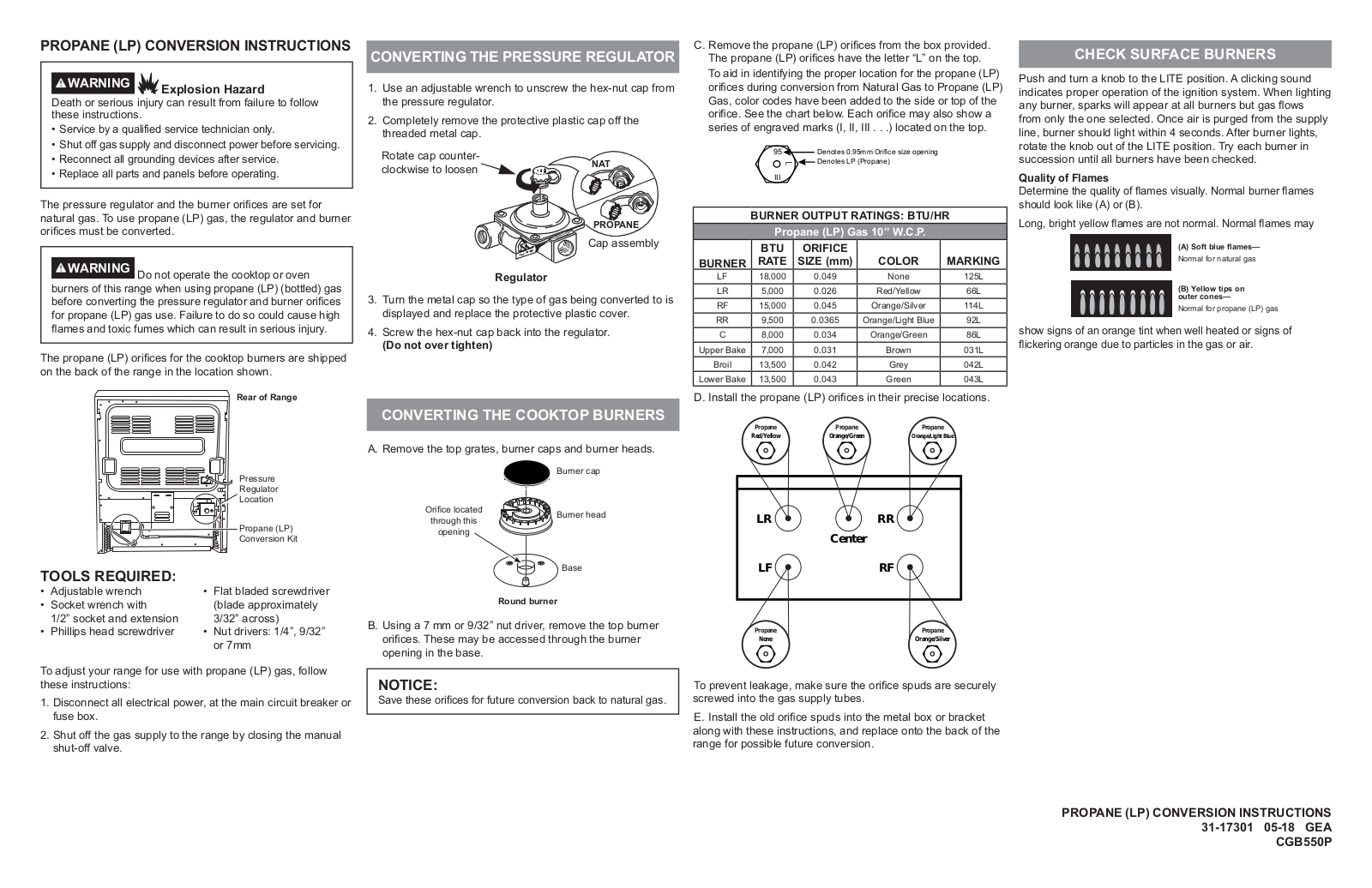 Cafe CGB550P3MD1 Conversion Guide