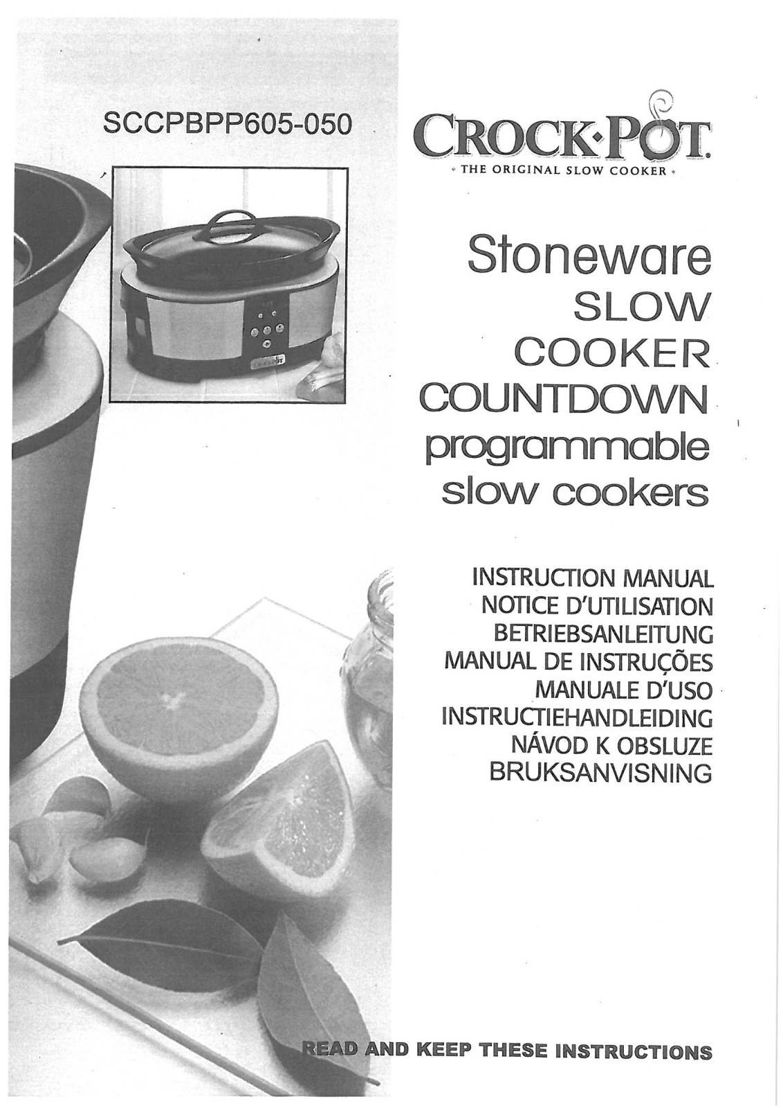 CrockPot SCCPBPP605 User Manual