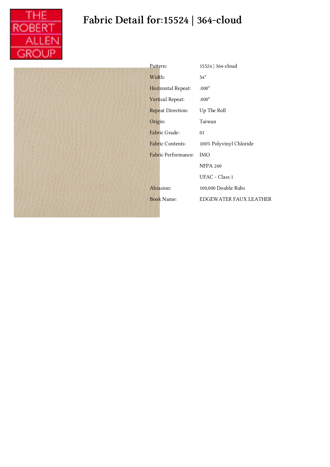Duralee CRAL5185 Specifications - ManualMachine.com