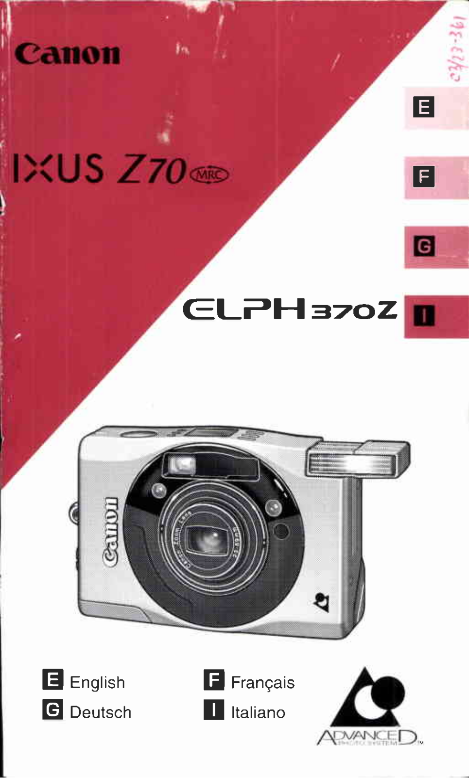 Canon Z70 User Manual