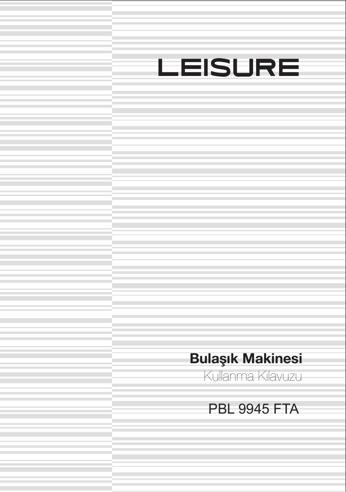 Beko PBL 9945 FTA User manual