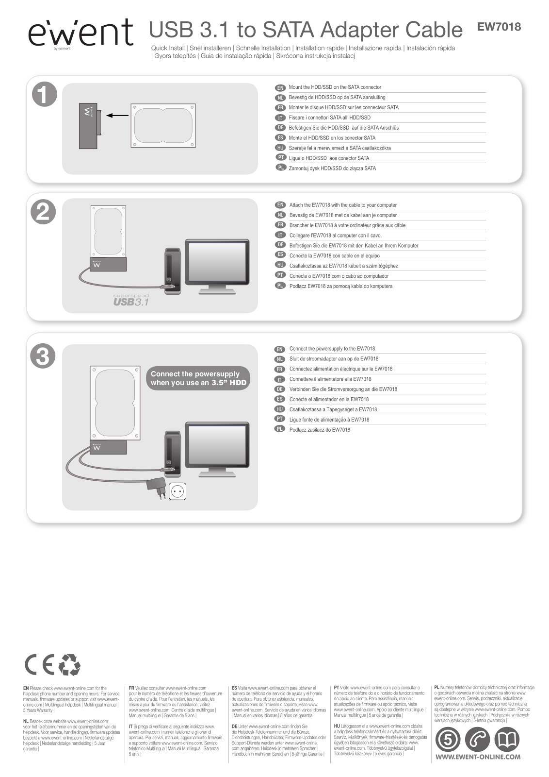 Ewent EW7018 User manual