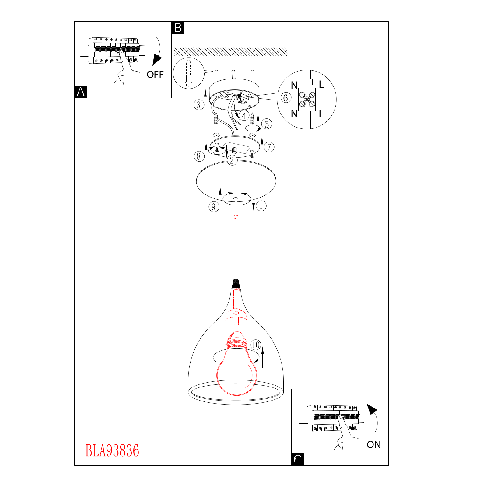 Eglo 93836 Service Manual