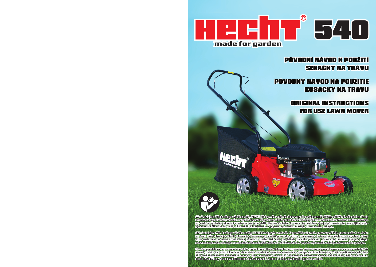 Hecht 540 User Manual