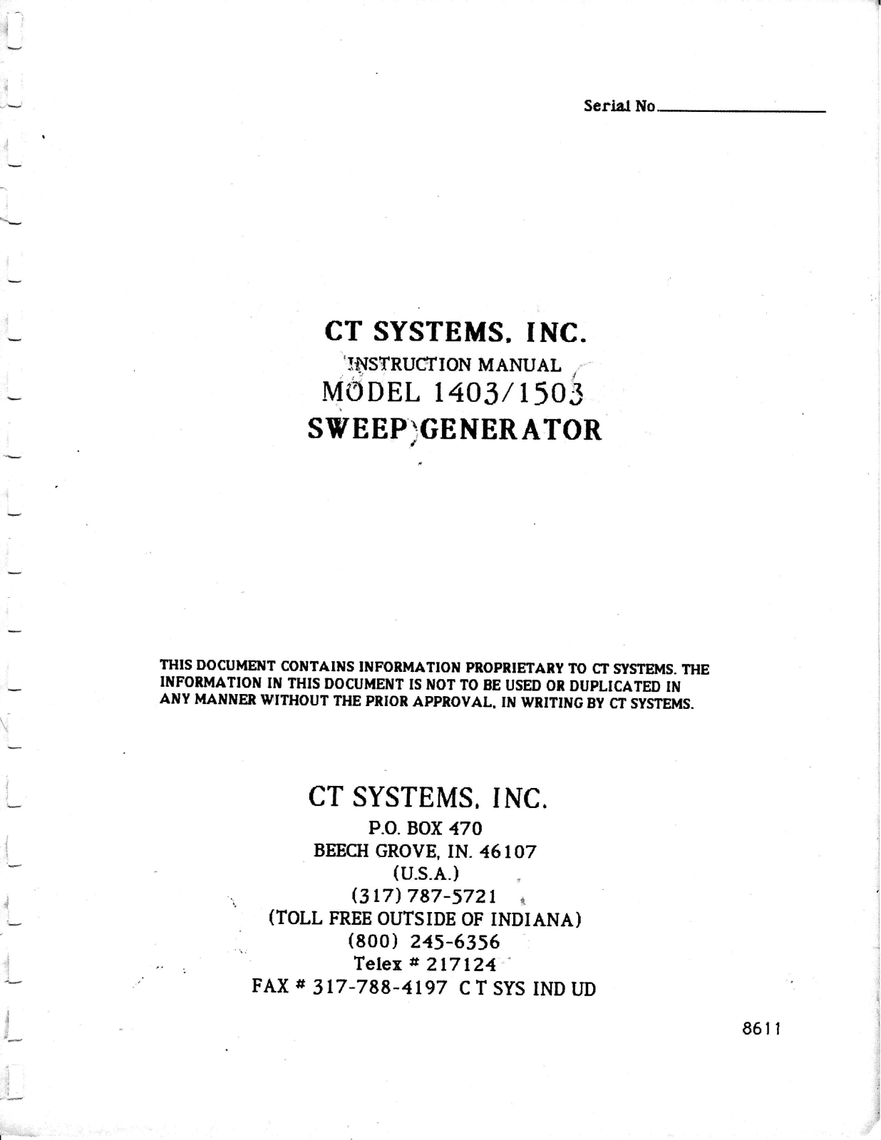 Wavetek 1503, 1403 Service manual - ManualMachine.com