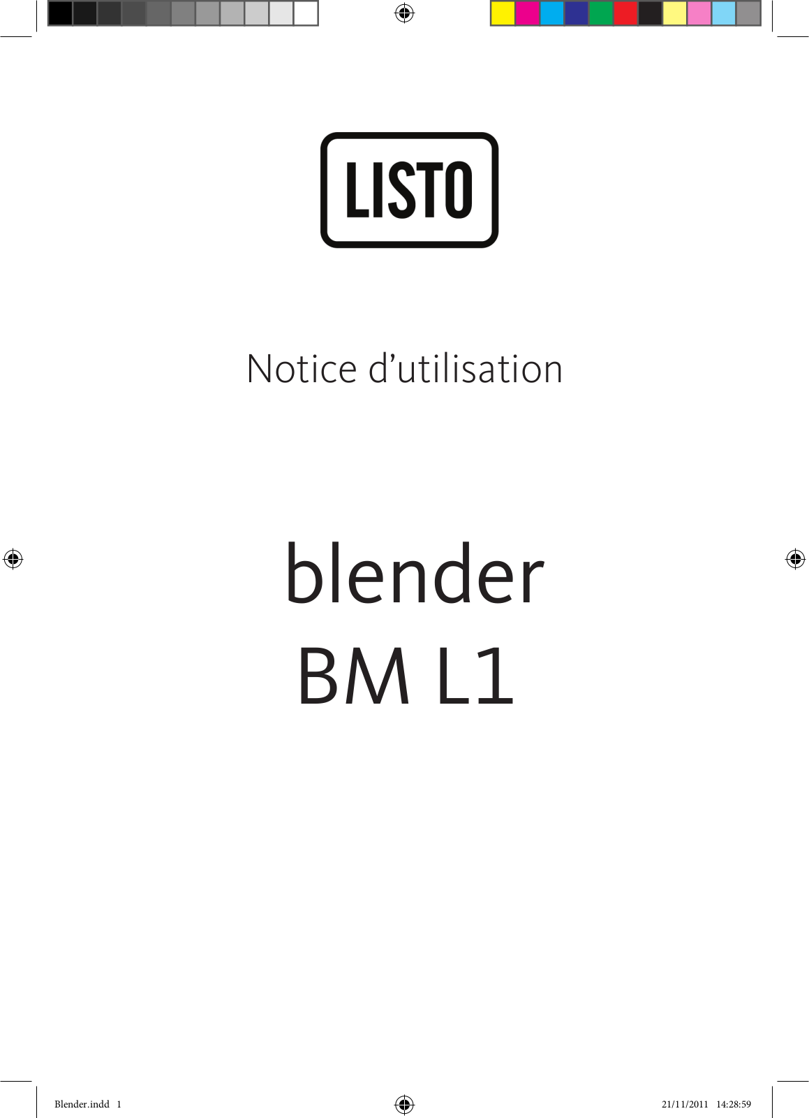 LISTO BM L1 User Manual