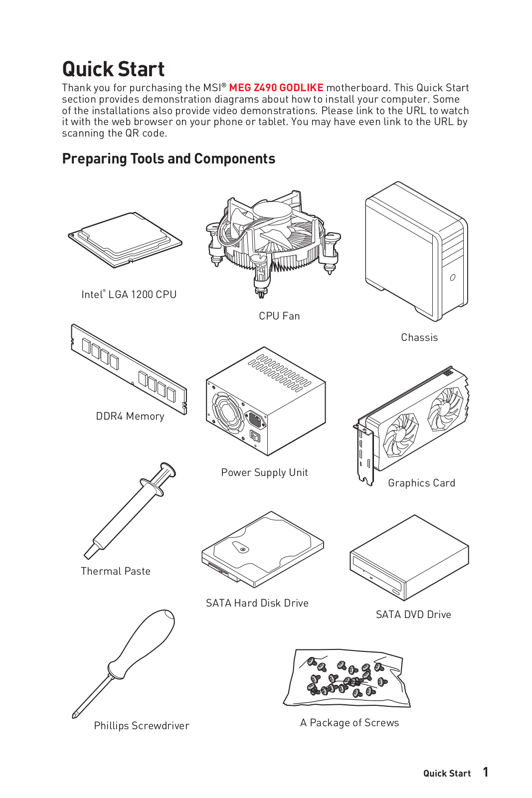 MSI MEG Z490 Godlike User Manual