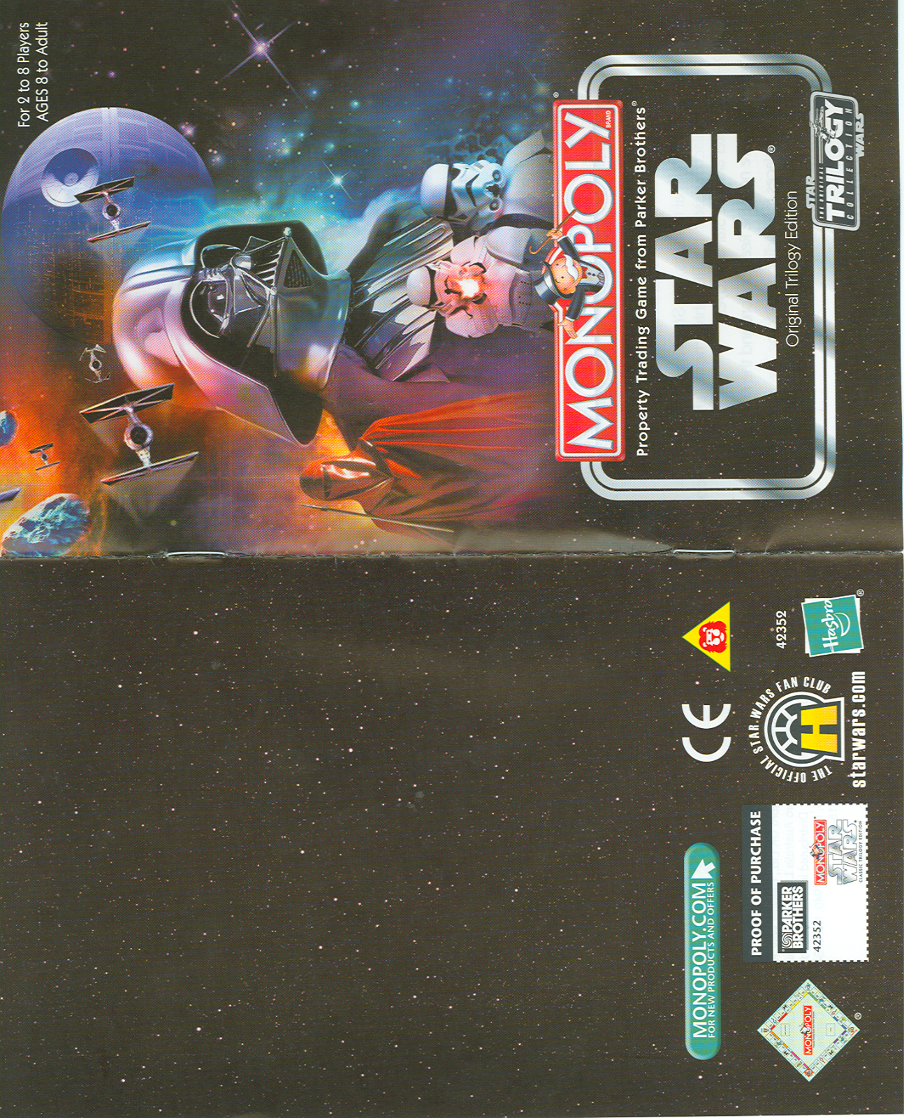 HASBRO Monopoly Star Wars Original Trilogy Edition User Manual