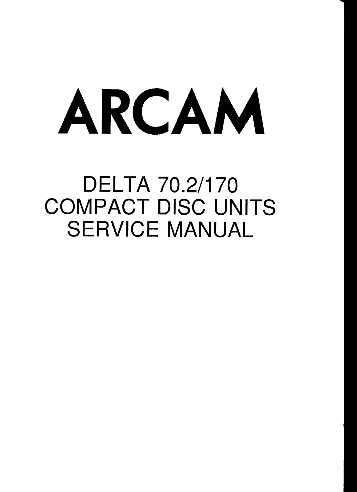 Arcam delta 70 schematic