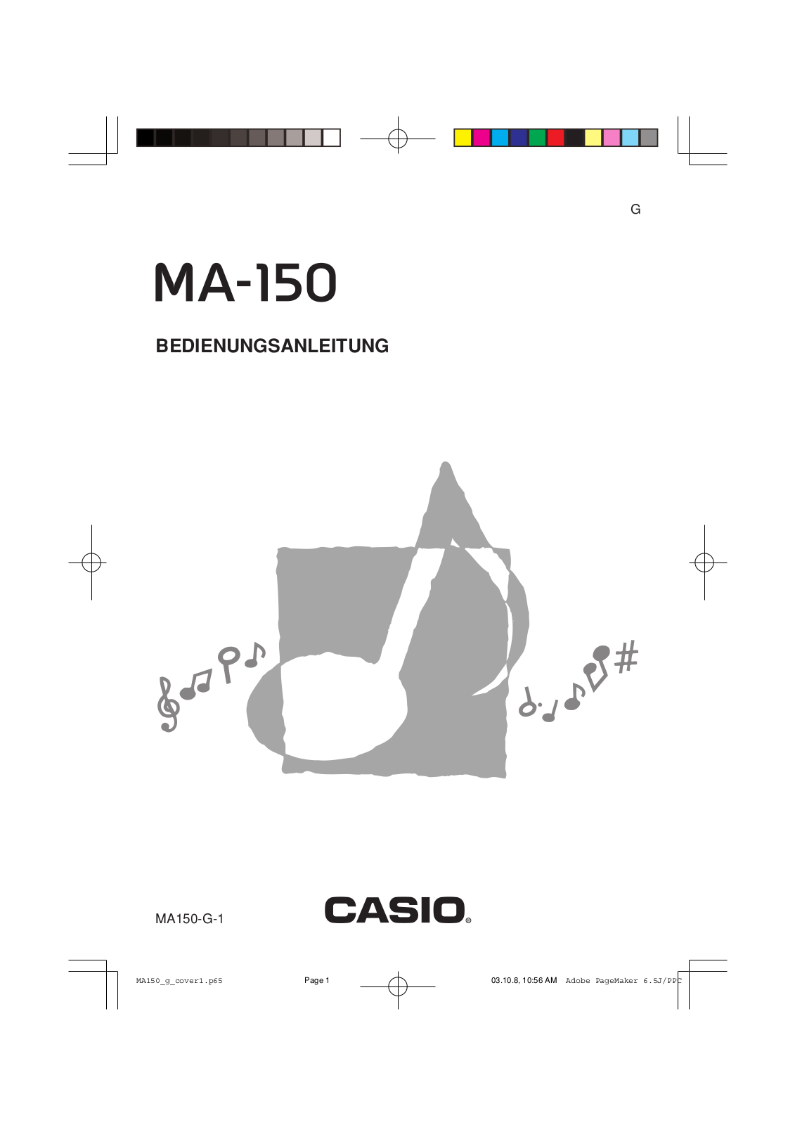 Casio MA-150 User Manual