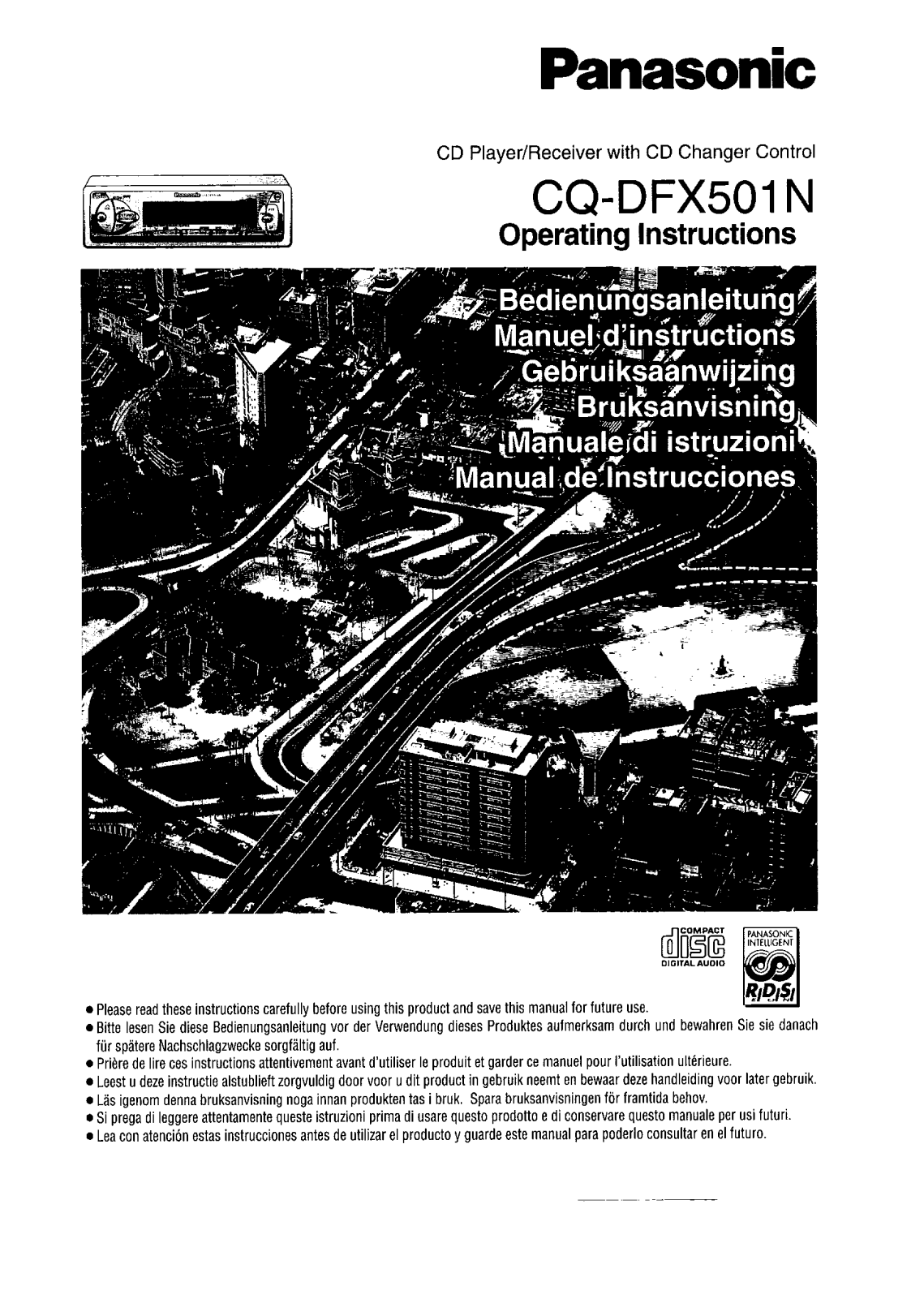 Panasonic CQ-DFX501 User Manual