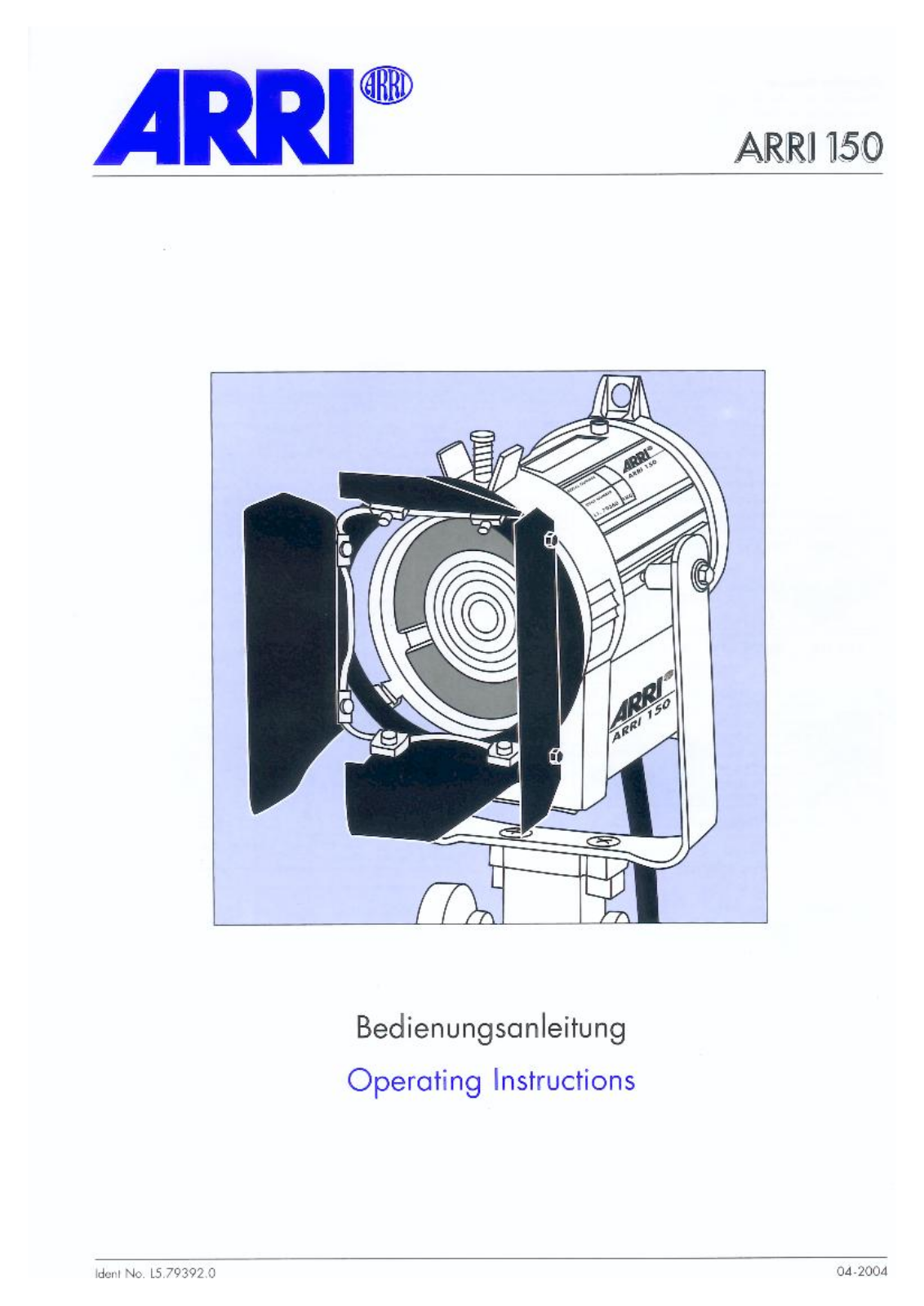 Arri L1.79360.A User manual