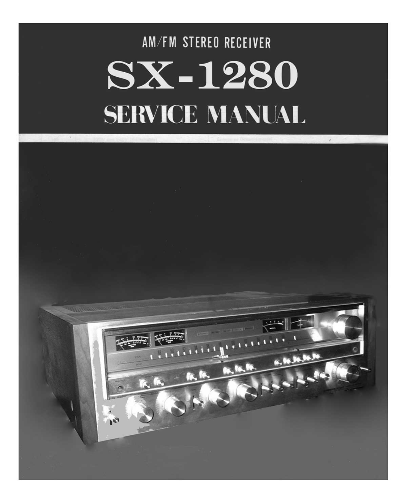 Pioneer SX-1280 Service manual