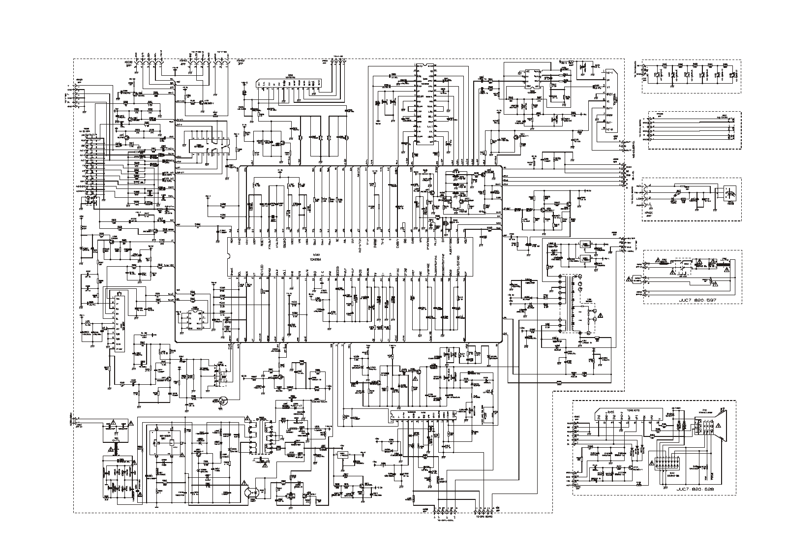 Changhong PF2939, CH-16S Schematic