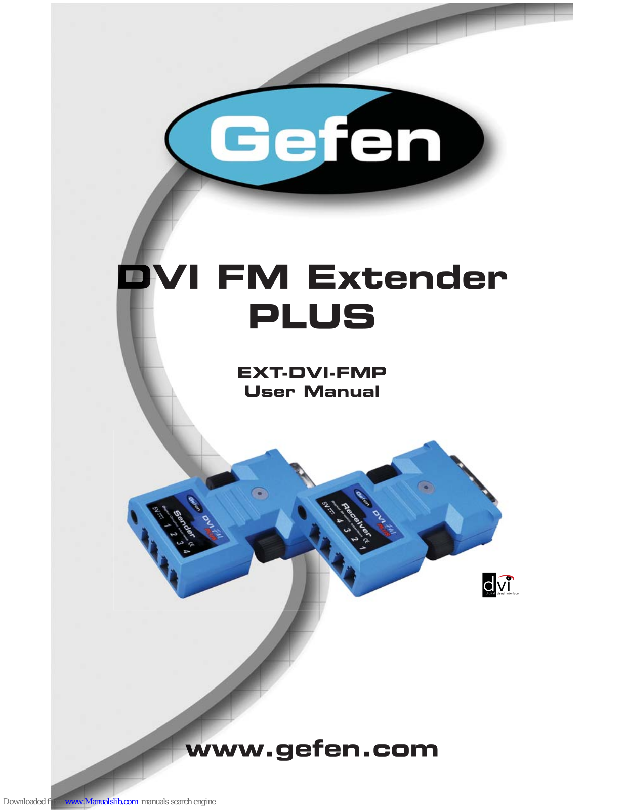 Gefen EXT-DVI-FMP.pub, EXT-DVI-FMP User Manual