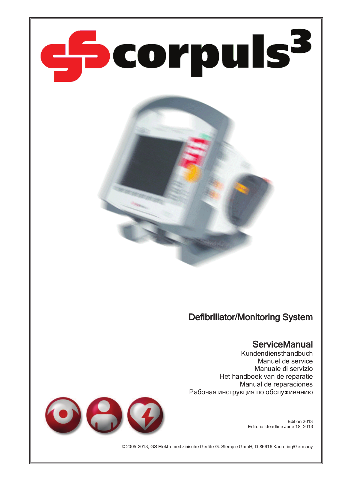 GS Corpuls3 Service manual