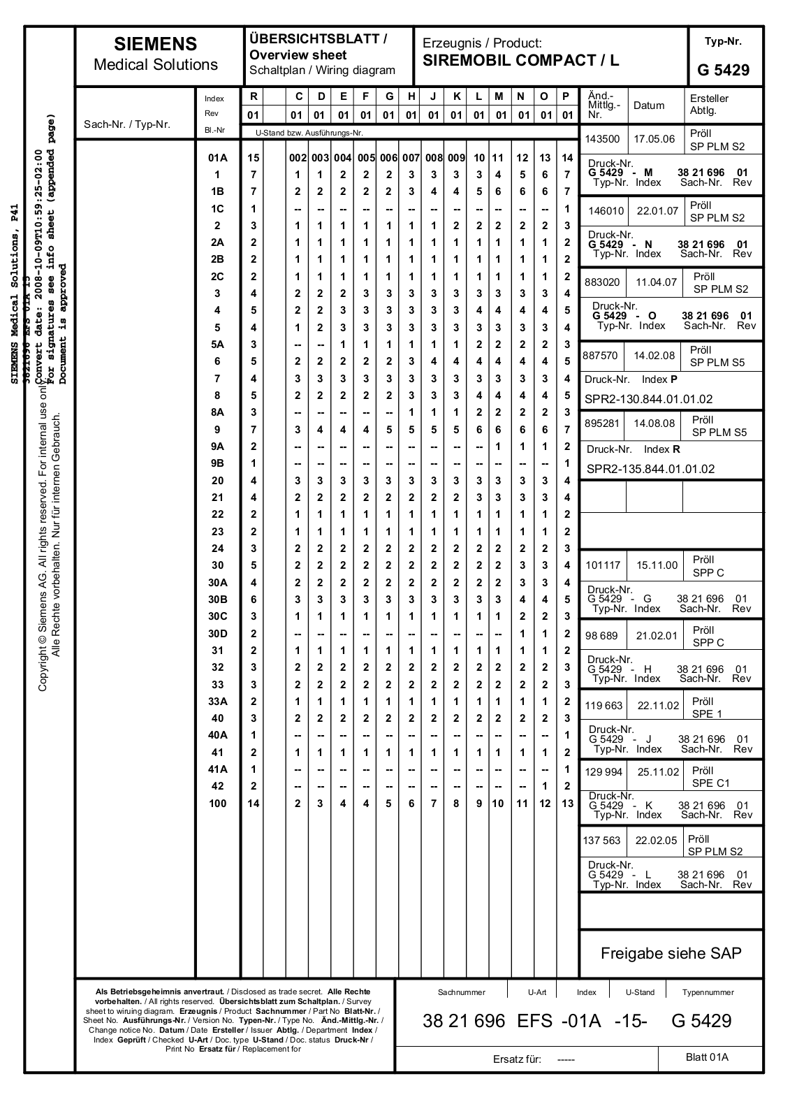 Siemens G5429 Service manual