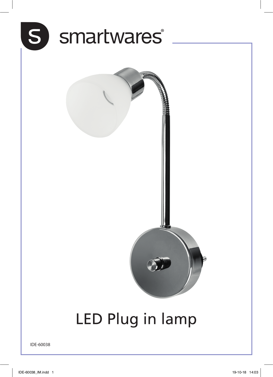 Smartwares IDE-60038 User Manual