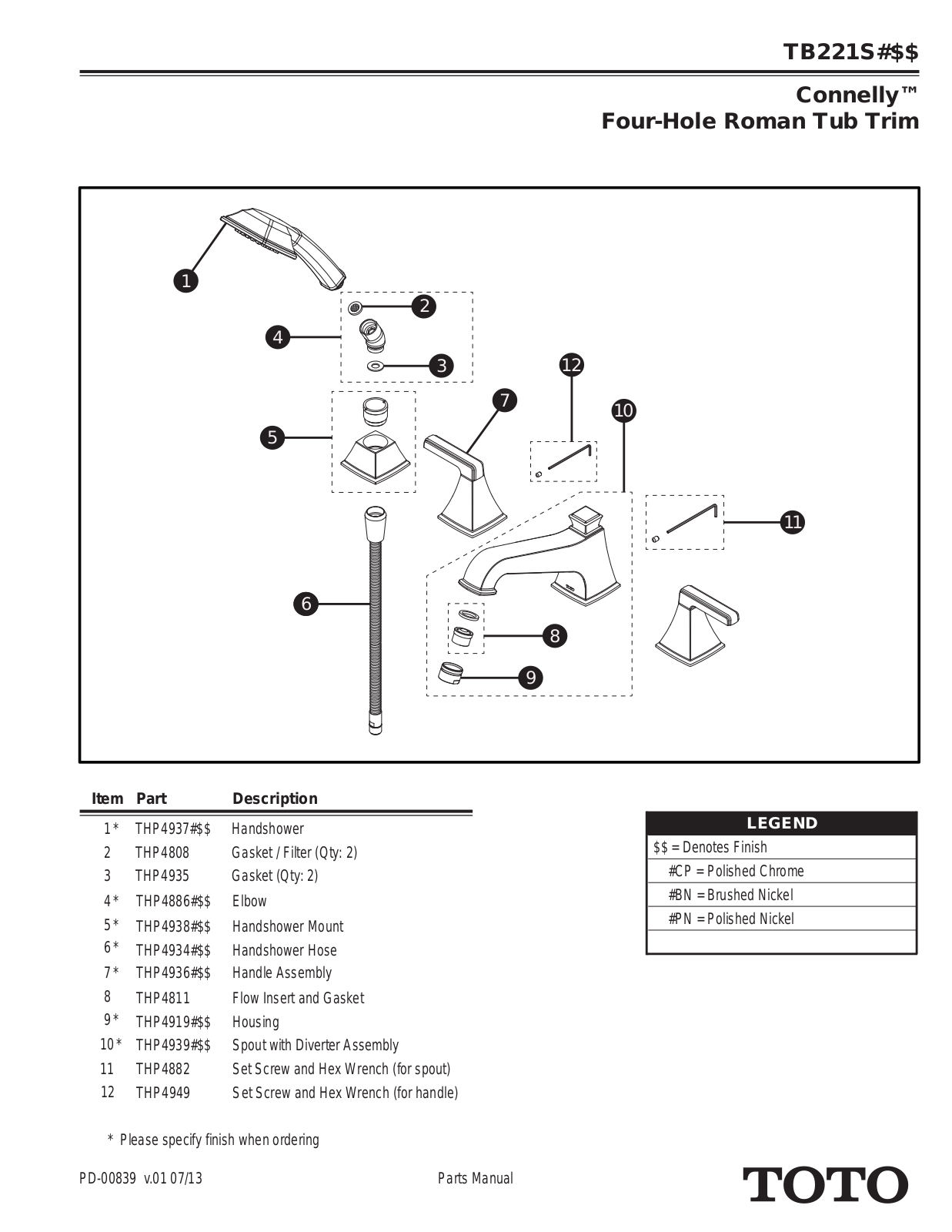 TOTO SBSA1821 Installation & Assembly - ManualMachine.com