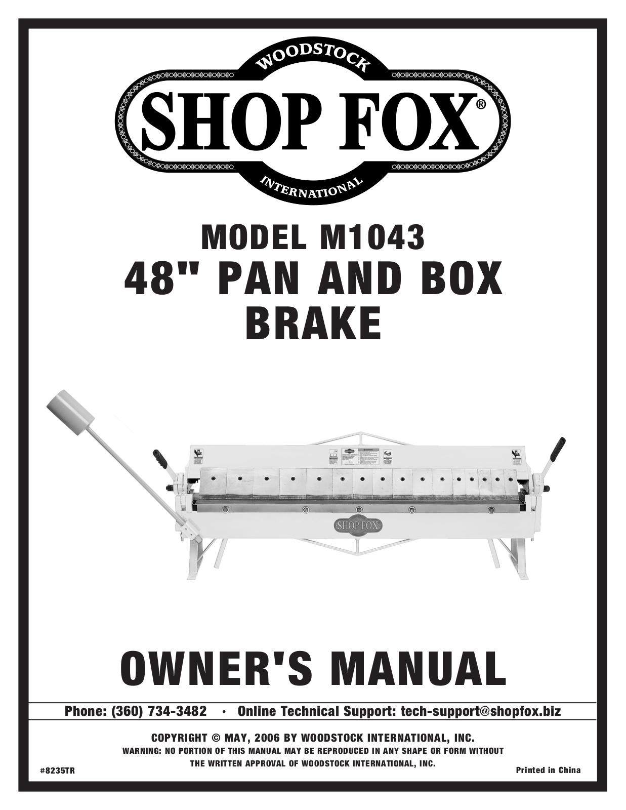 Woodstock m1043 User Manual