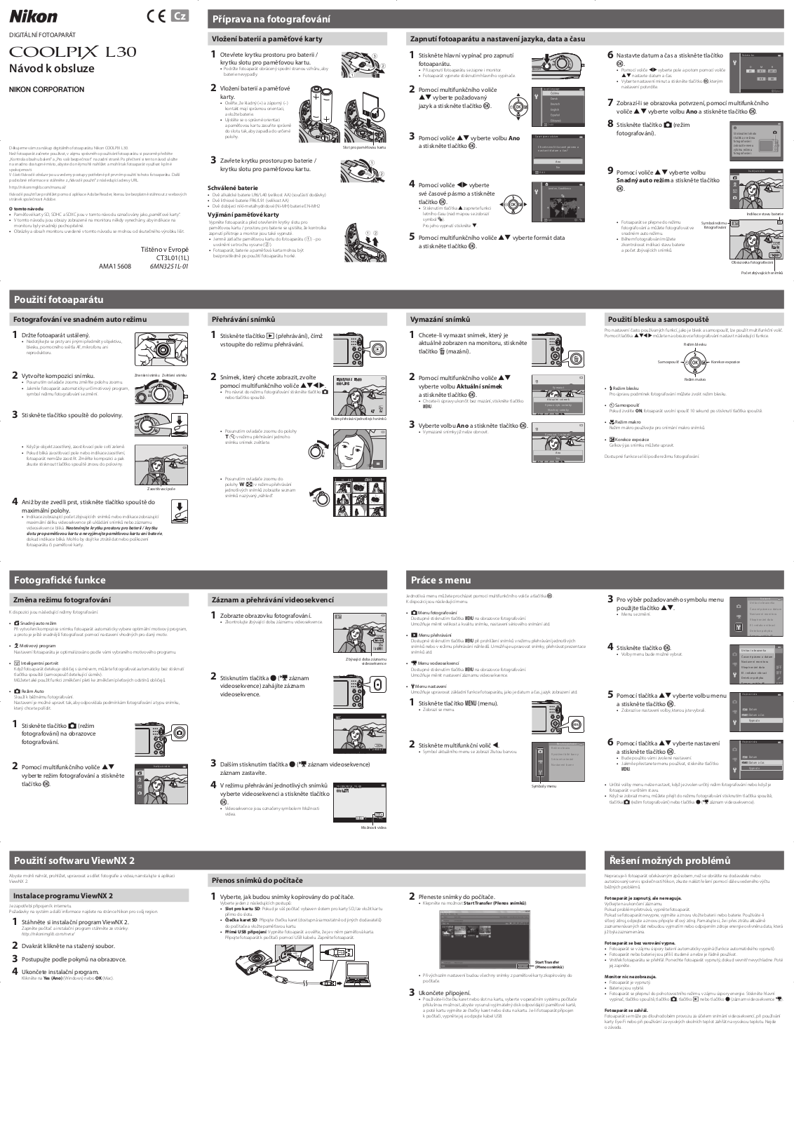 Nikon COOLPIX L30 Operating Instructions