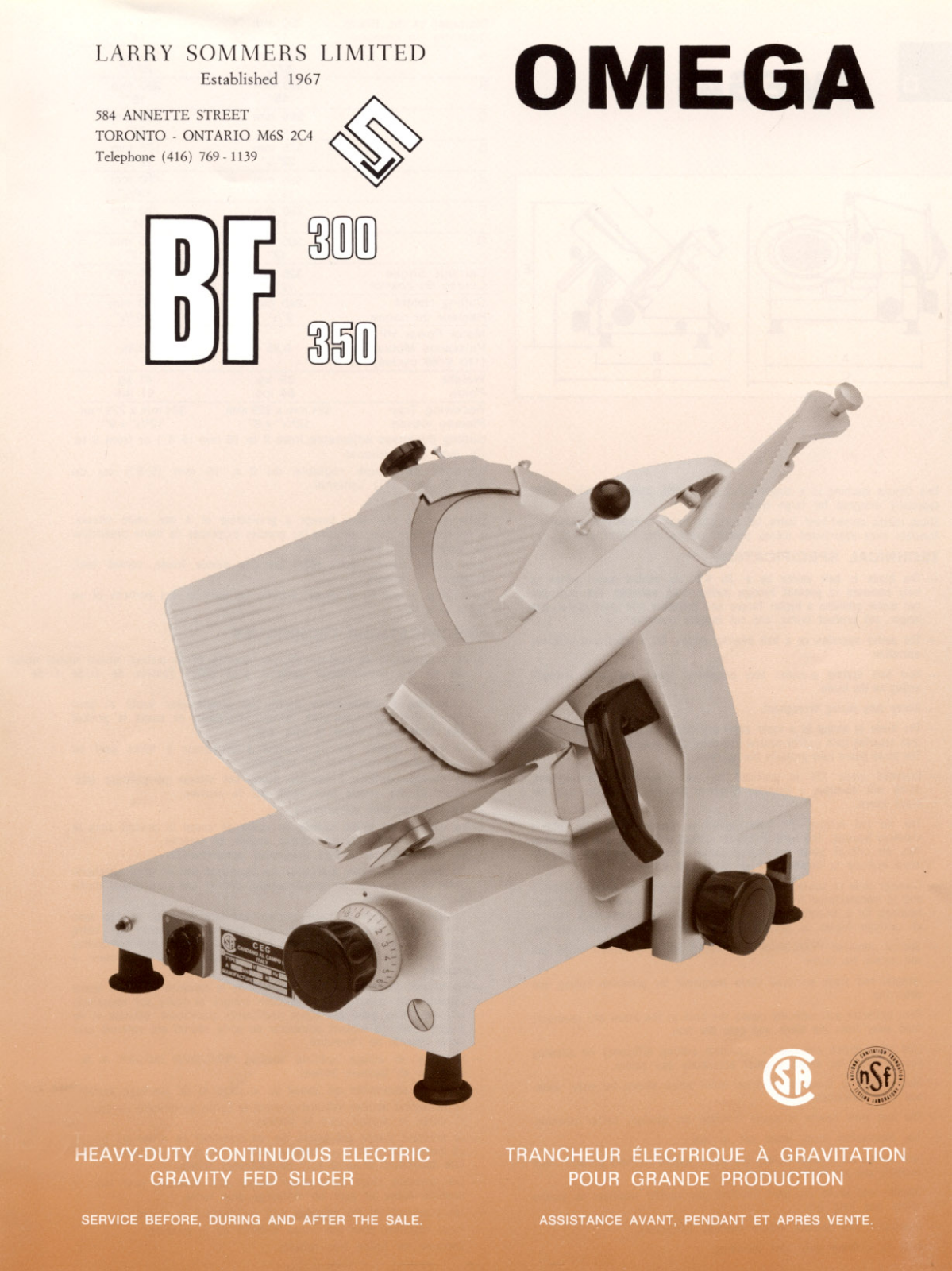 Omega Products BF 350 User Manual