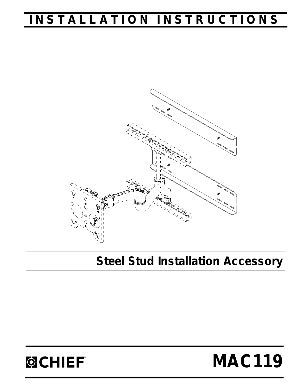 CHIEF MAC119 User Manual