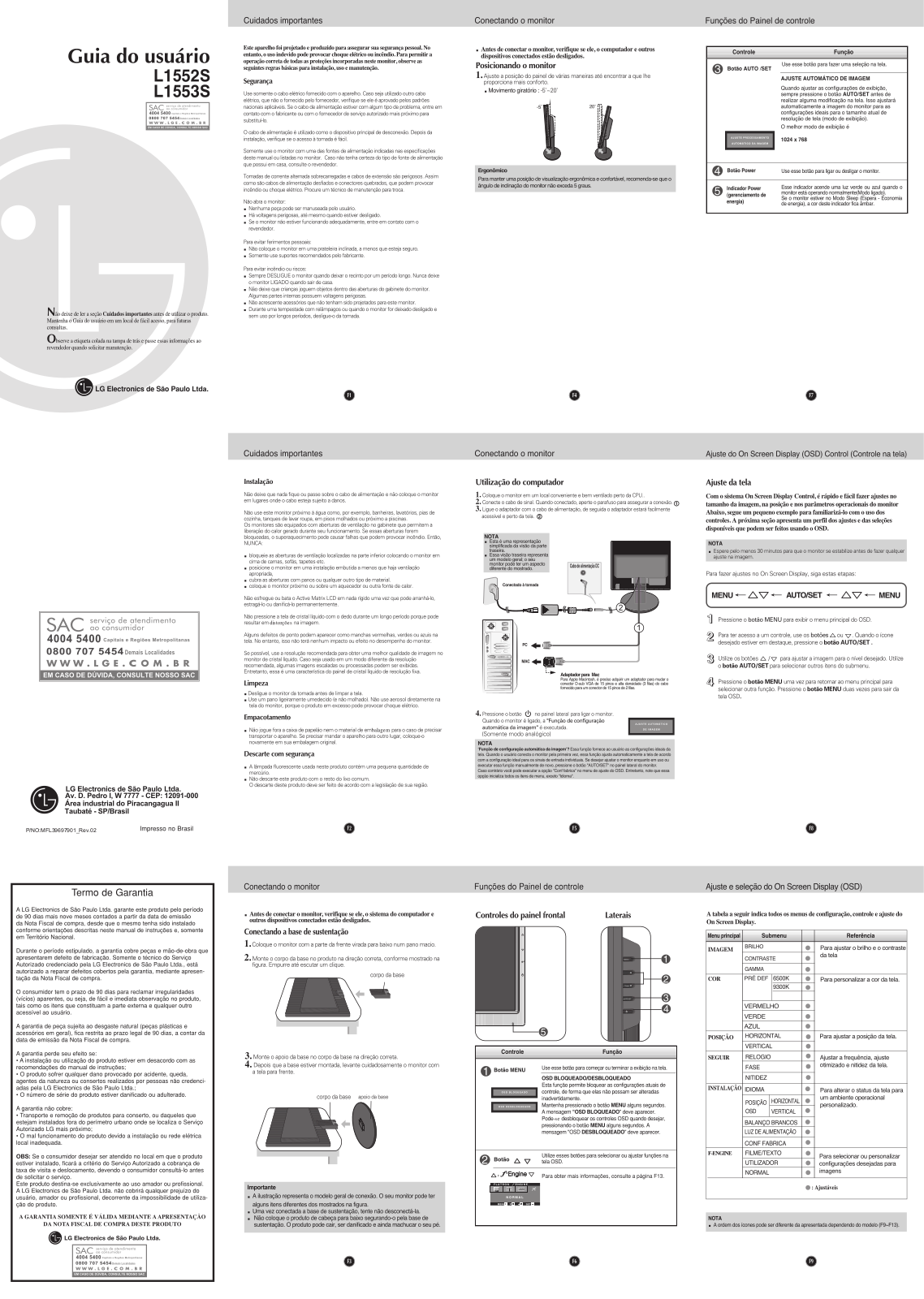 LG L1553S-BF User Guide