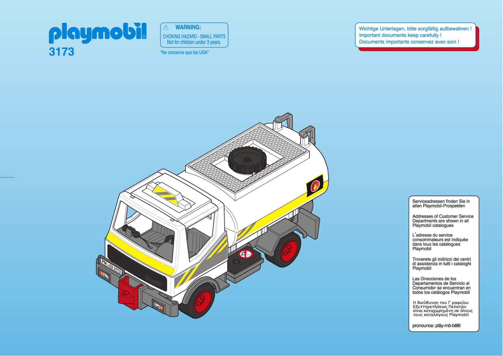 Playmobil 3173 Instructions