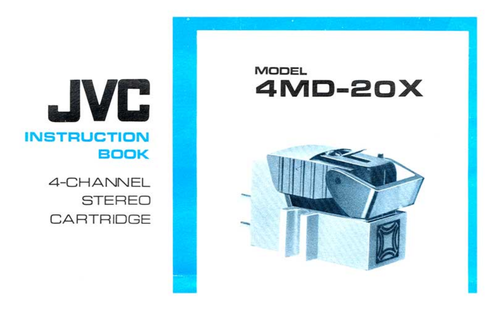 JVC 4-MD-20-X Owners manual