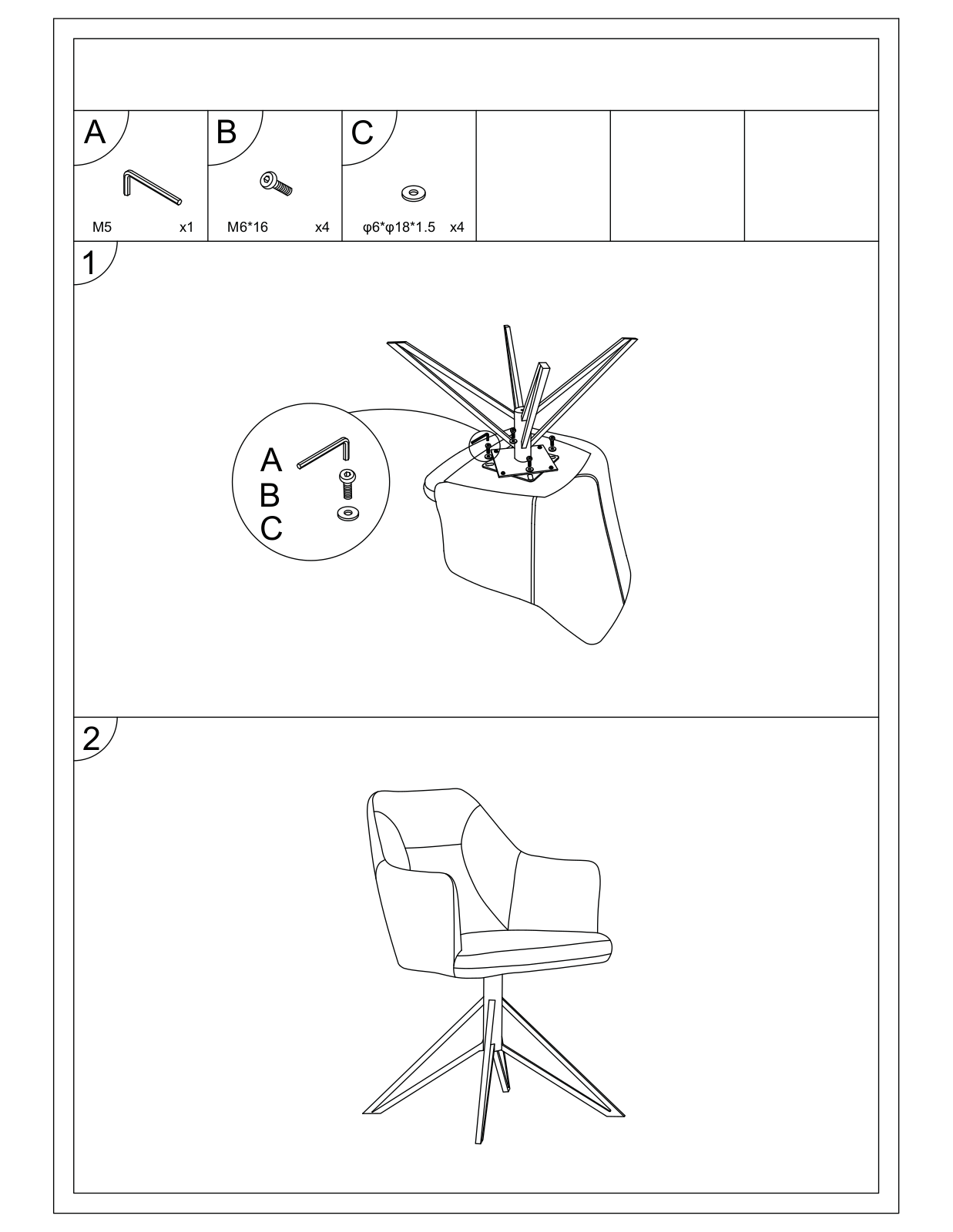 Home affaire Inca Assembly instructions