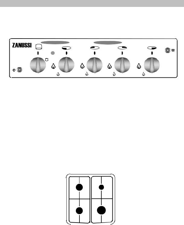 Zanussi ZCG5062 User Manual