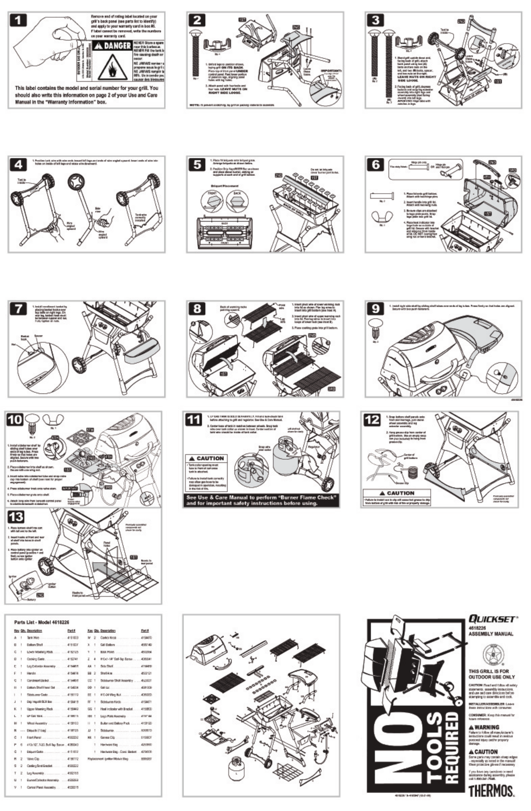 Charbroil 4618226 Owner's Manual