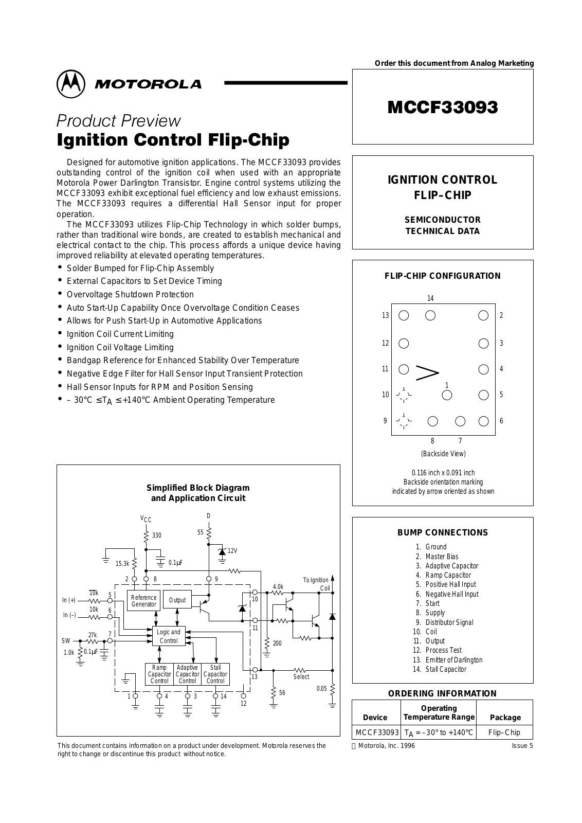 Motorola MBRM140LT3 Datasheet