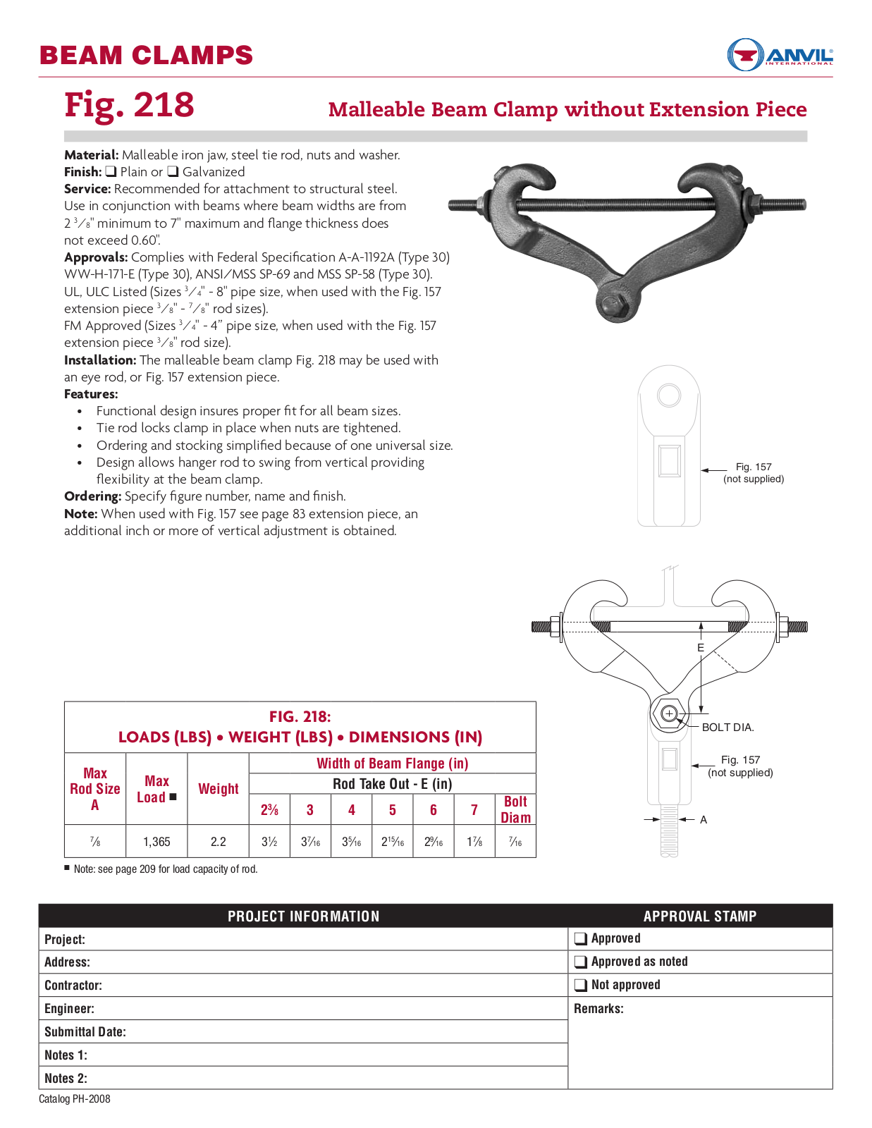 Anvil 218 User Manual