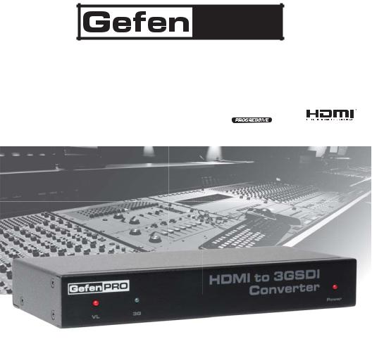 Gefen GEF-HDMI1.3-2-3GSDI User Manual