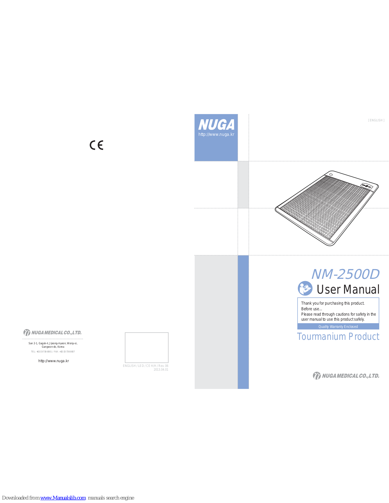Nuga NM-2500D User Manual - ManualMachine.com