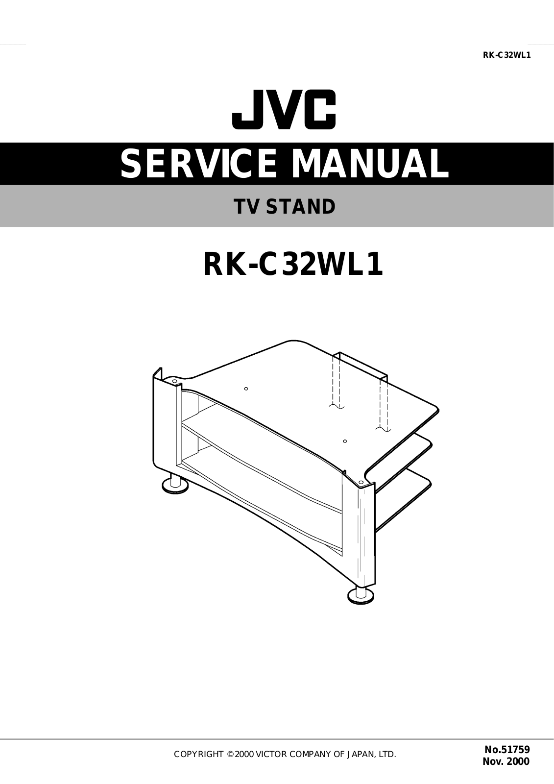 JVC RK-C32WL1 Service Manual