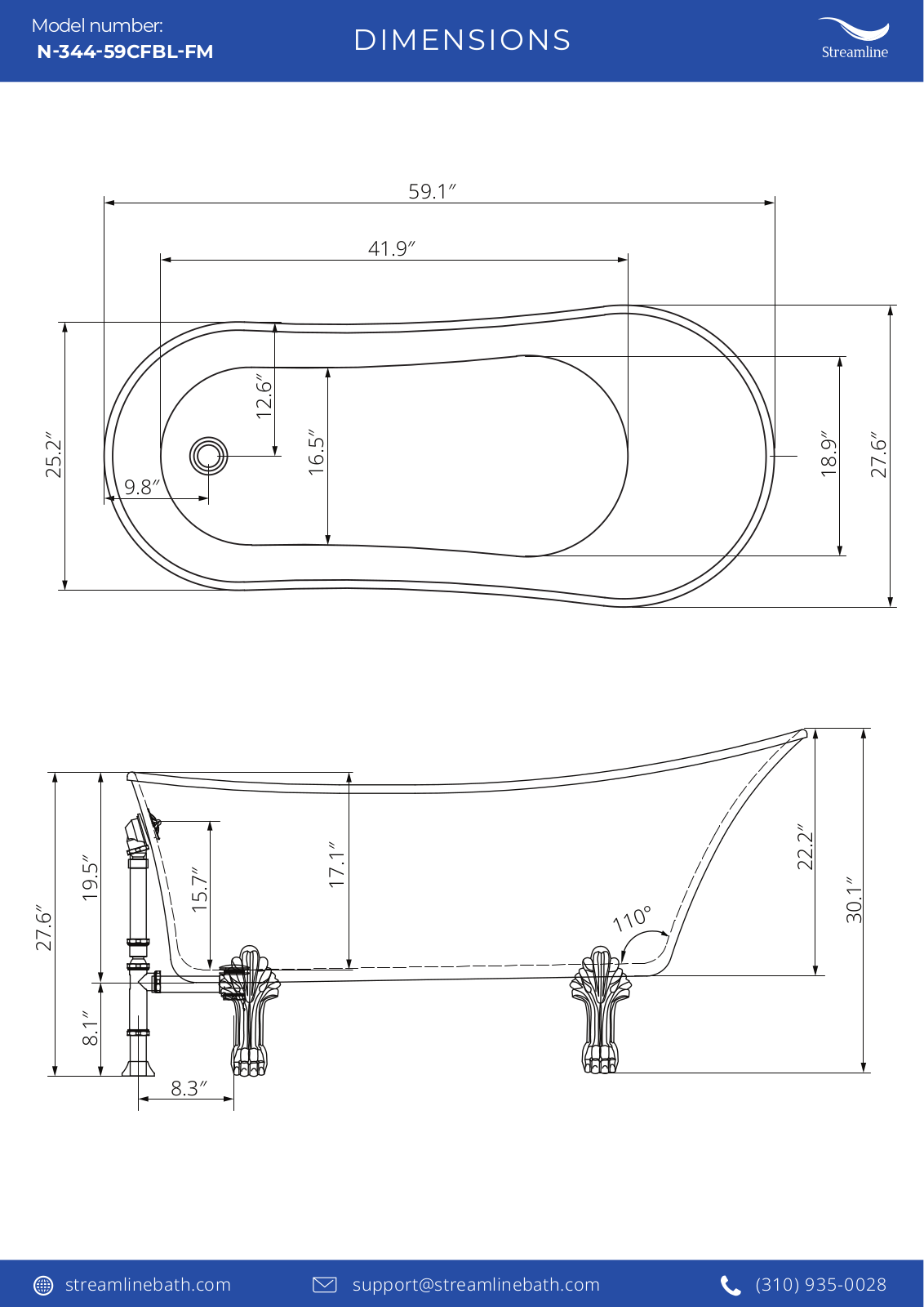 Streamline Bath SLBH8012 Specifications - ManualMachine.com