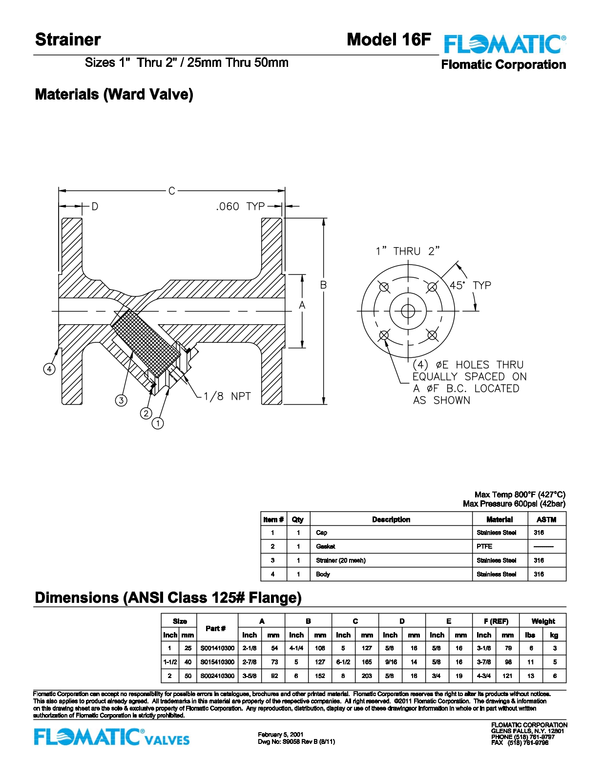 Flomatic 16F User Manual